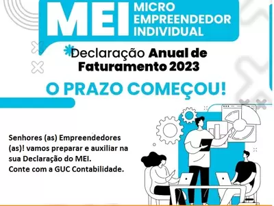 Declaração Anual do MEI, já começou e termina agora 31/05/2023