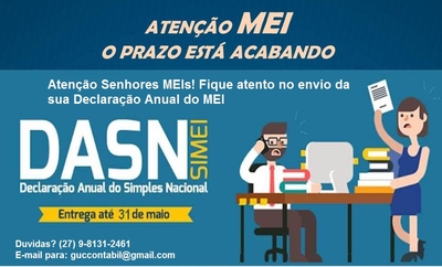 Serviço Unitario: Entrega após o prazo a Declaração Anual do MEI em atraso