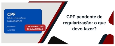 Serviço Unitario: Seu CPF está pendente de regularização? venha para GUC resolve